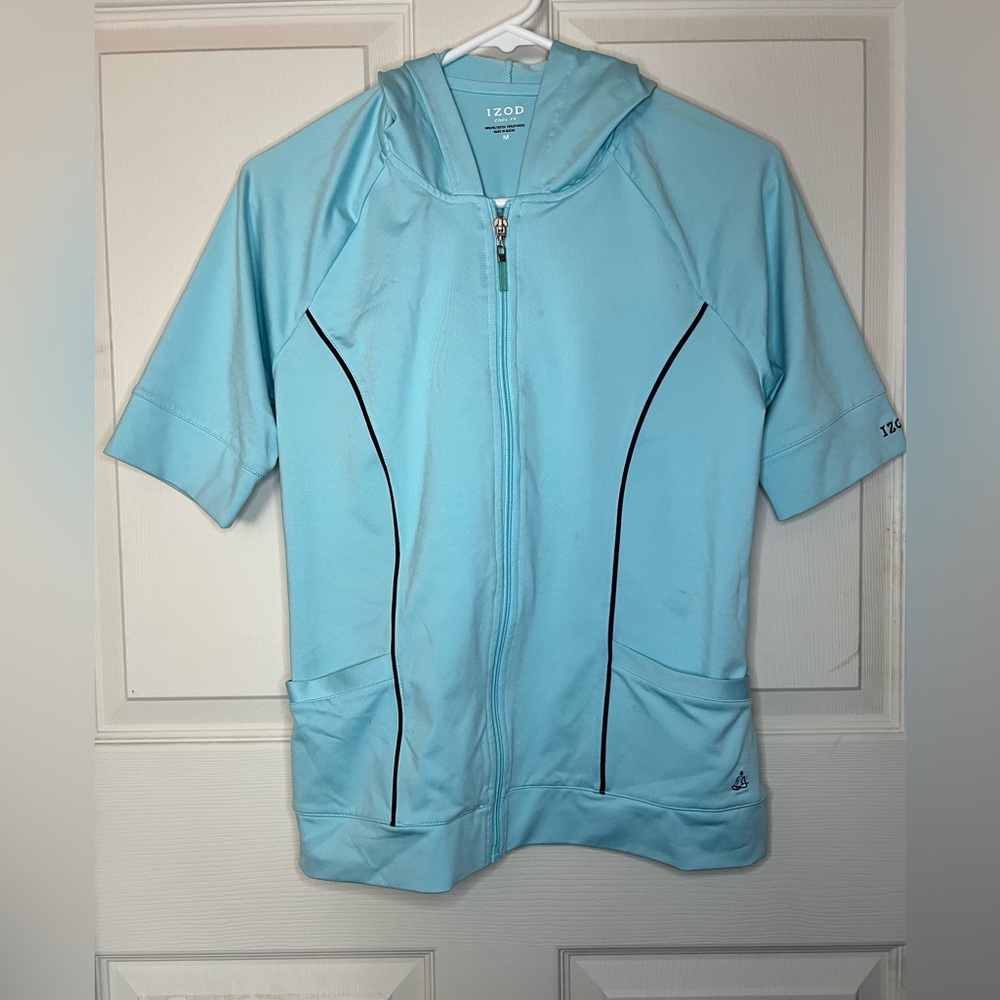 Not for sale- IZOD zip-down hoody in excellent condition worn a few times